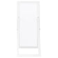 Cadence Tempered Glass Full Length Mirror White High Gloss