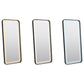 Glendora LED Standing Mirror with Bluetooth Speaker Black