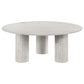 Astoria 3-piece Marble Coffee and End Table Set White