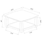 Dixon 2-piece Rectangular Wood Coffee Table Set Espresso