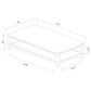 Dixon 2-piece Rectangular Wood Coffee Table Set Espresso