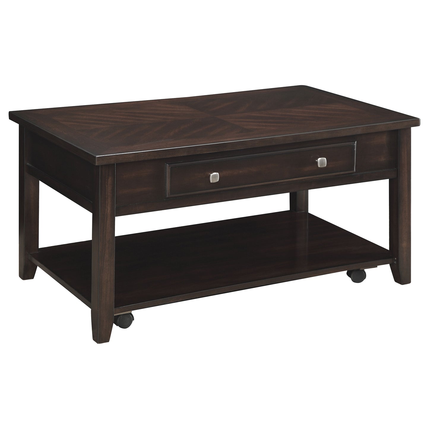 Bradford 2-piece Lift Top Coffee and End Table Set Walnut