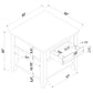 Bradford 2-piece Lift Top Coffee and End Table Set Walnut