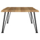 Zander 3-piece Rectangular Coffee and End Table Set Natural