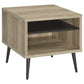 Welsh 2-piece Coffee and End Table Set Distressed Pine