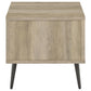 Welsh 2-piece Coffee and End Table Set Distressed Pine