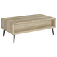 Welsh 2-piece Coffee and End Table Set Distressed Pine