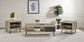 Welsh 3-piece Coffee and End Table Set Distressed Pine