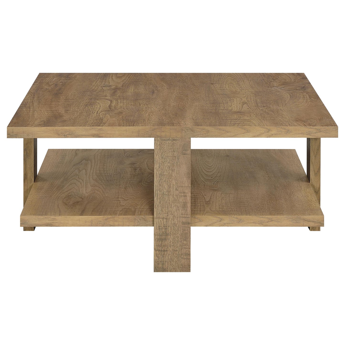 Dawn 2-piece Round Coffee and End Table Set Mango Brown