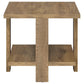 Dawn 3-piece Round Coffee and End Table Set Mango Brown