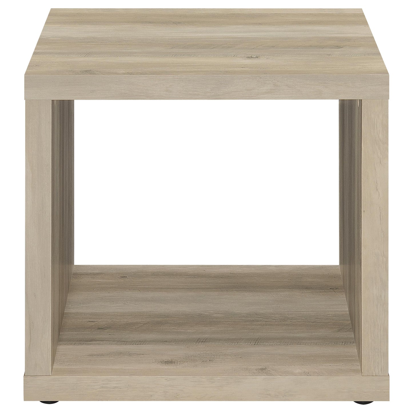 Frisco 2-piece Coffee and End Table Set Distressed Pine