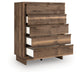 Chirason Five Drawer Wide Chest