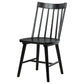 Middleton Solid Wood Dining Side Chair Black (Set of 2)