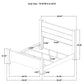 Oakglen 5-piece Eastern King Bedroom Set Weathered Oak