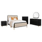 Arini 5-piece Queen Bedroom Set Cream and Black