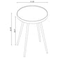 Kaelyn 3-piece Round Coffee and End Table Set Gold