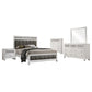 Barzini 5-piece Eastern King Bedroom Set White