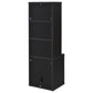 Westpark 3-piece Queen Bedroom Set Bookcase Headboard Black
