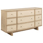 Kailani 4-piece California King Bedroom Set Beige Oak