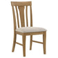 Hartville Dining Side Chair Natural Light Brown (Set of 2)