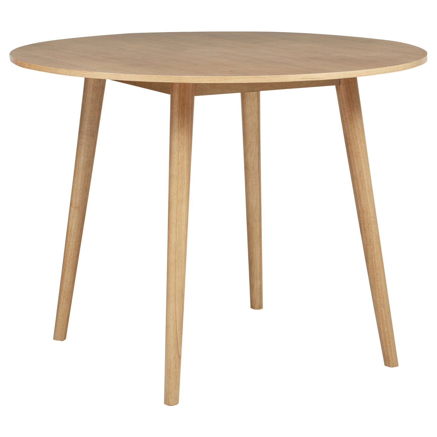 Andrews 5-piece Round Counter Dining Set Light Ash and Black