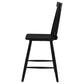 Andrews Windsor Counter Height Dining Side Chair Black (Set of 2)