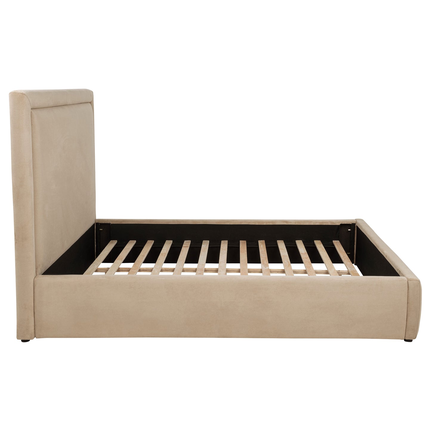 Lawson 54-inch Upholstered Eastern King Platform Bed Saddle