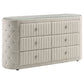 Sonya 5-piece Upholstered Queen Bedroom Set Ivory