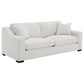 Ashlyn Fabric Upholstered Track Arm Sofa Sand