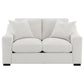Ashlyn Fabric Upholstered Track Arm Loveseat Sand