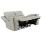 Brickston Triple Power Reclining Loveseat Grey