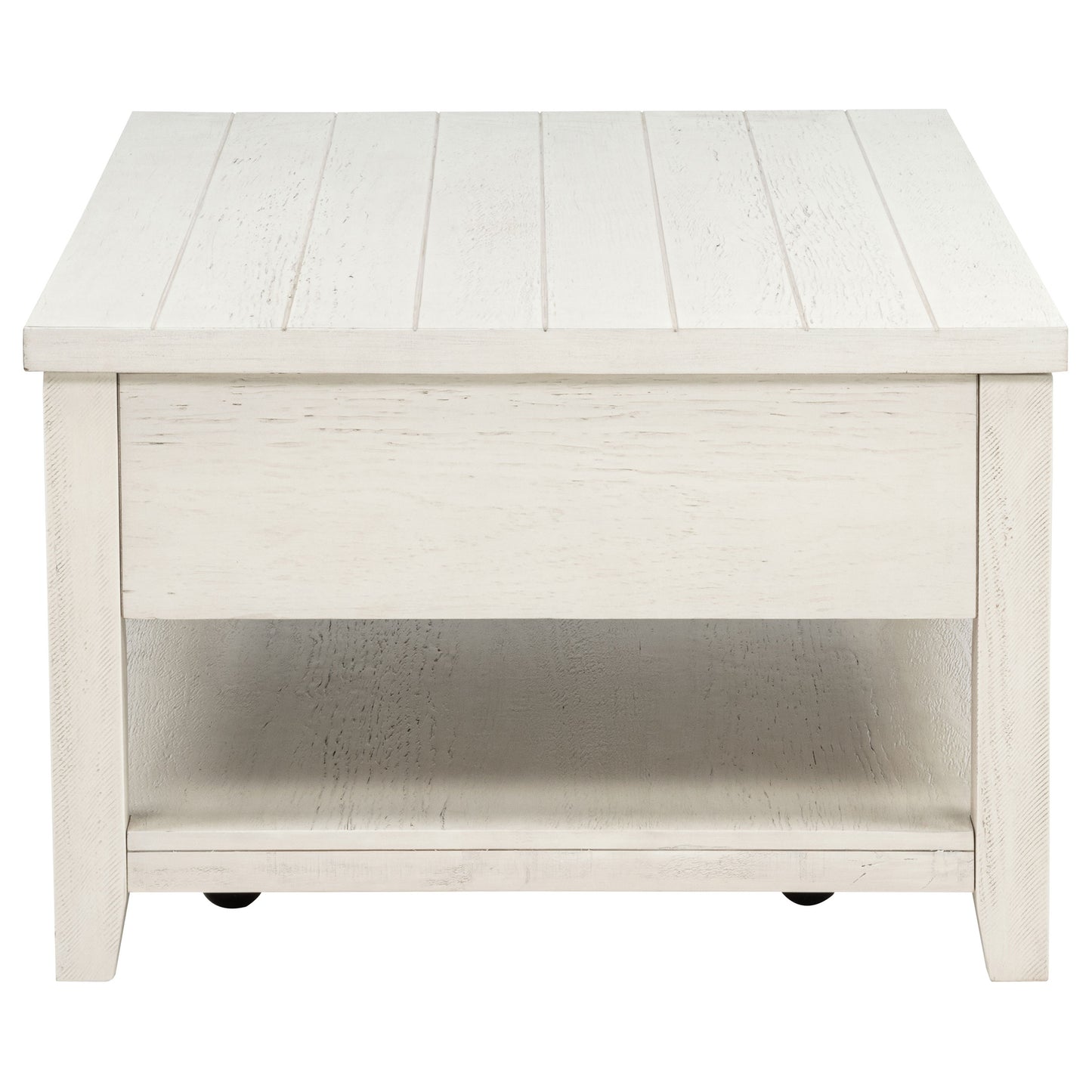 Payne 48-inch Mobile Lift Top Coffee Table Distressed White
