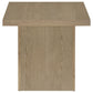 Devar Square Engineered Wood Side End Table Latte