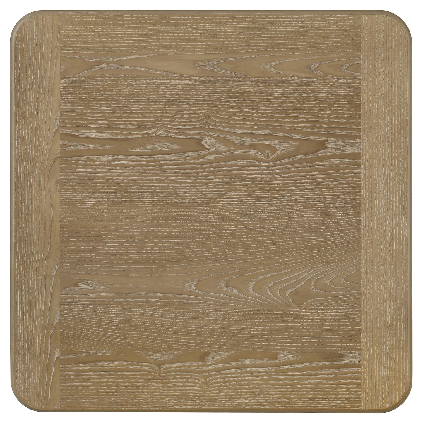 Adina Square Wood Side End Table Distressed Light Brown