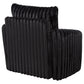 Sarco Corduroy Upholstered Swivel Accent Arm Chair Black