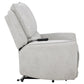 Sylmar Chenille Upholstered Dual Power Lift Recliner Dove Grey