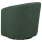 Mossbrook Fabric Upholstered Swivel Accent Chair Green