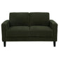 Ruth 3-piece Fabric Upholstered Track Arm Sofa Matcha Green