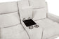 Kennett 3-piece Chenille Power Reclining Sofa Set Ivory