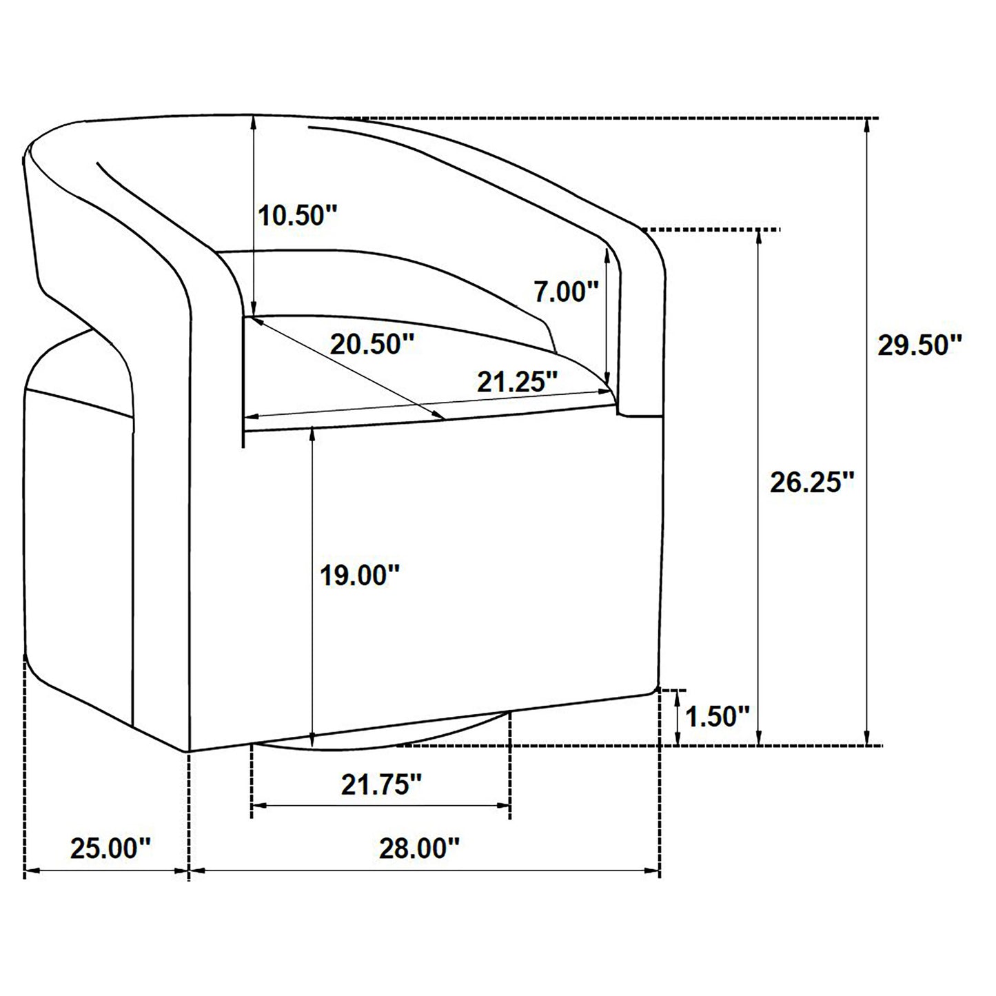 Westhill Boucle Upholstered Swivel Accent Chair Berry