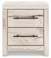 Lawroy King Panel Headboard with Mirrored Dresser, Chest and Nightstand
