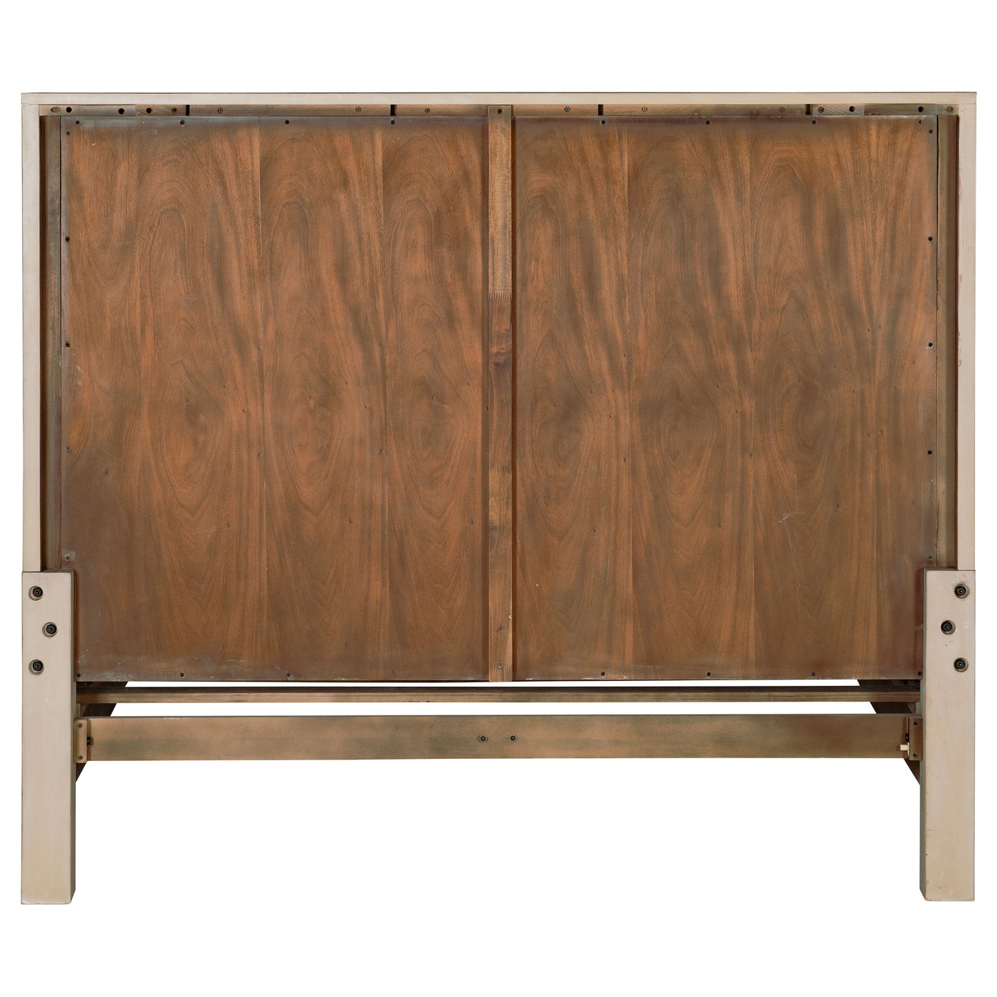 Solano 55-inch Eastern King Panel Bed Weathered Mango