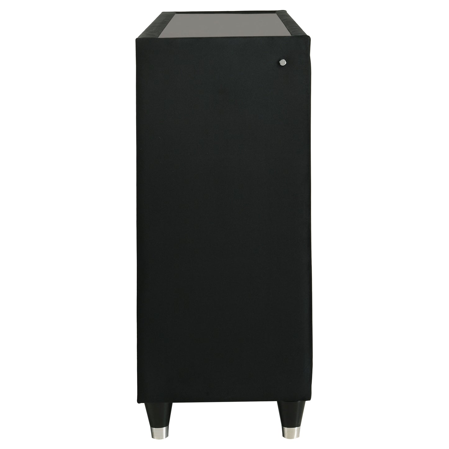 Lorient 8-drawer LED Bedroom Dresser Cabinet Black