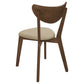 Kersey 5-piece Rectangular Dining Table Set Chestnut