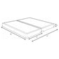 Mercer 5-inch Split Eastern King Low Profile Foundation