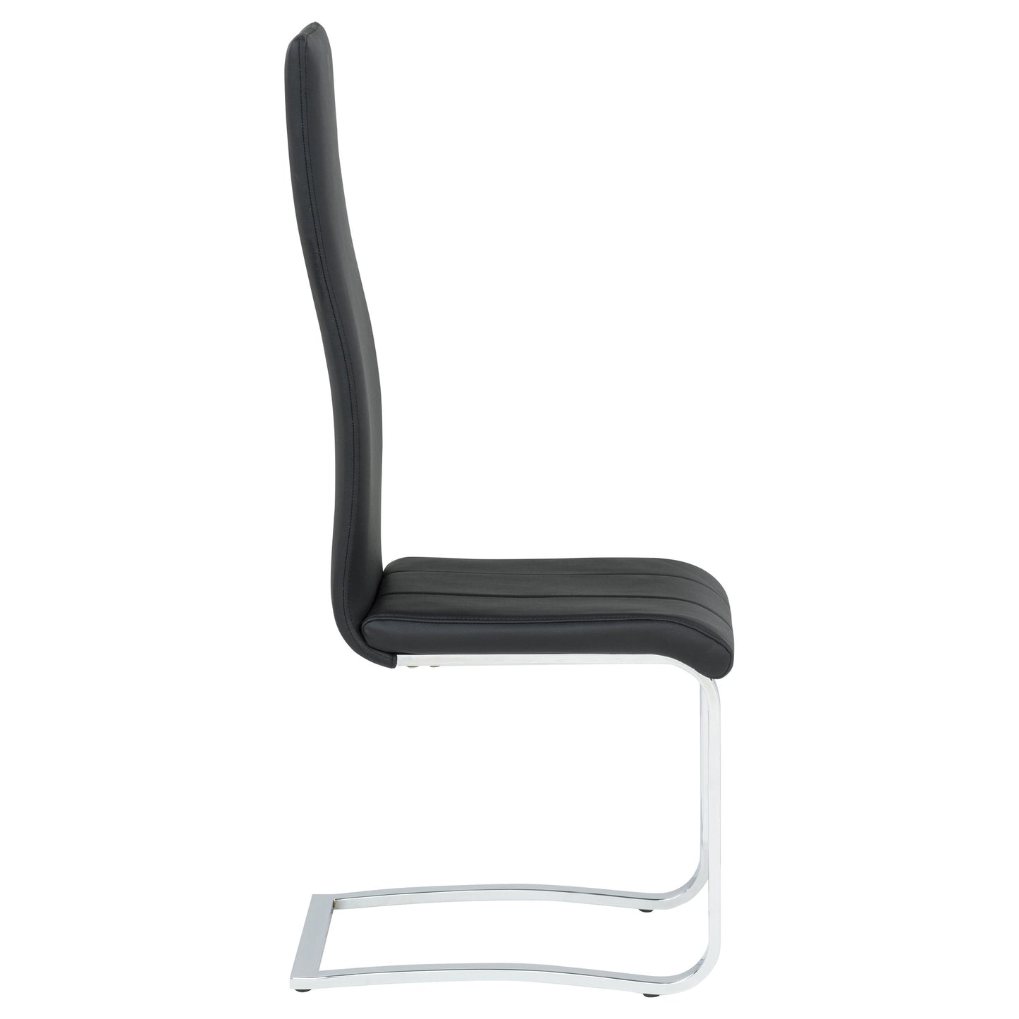 Montclair Upholstered Dining Side Chair Black (Set of 4)