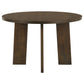 Strouse 5-piece Dining Set Grey and Walnut