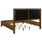 Adderley 4-piece Eastern King Bedroom Set Warm Brown