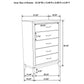 Valen Five-piece Full Bedroom Set Light Taupe