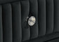 Ravenne 8-drawer Velvet Upholstered LED Dresser and Mirror Black